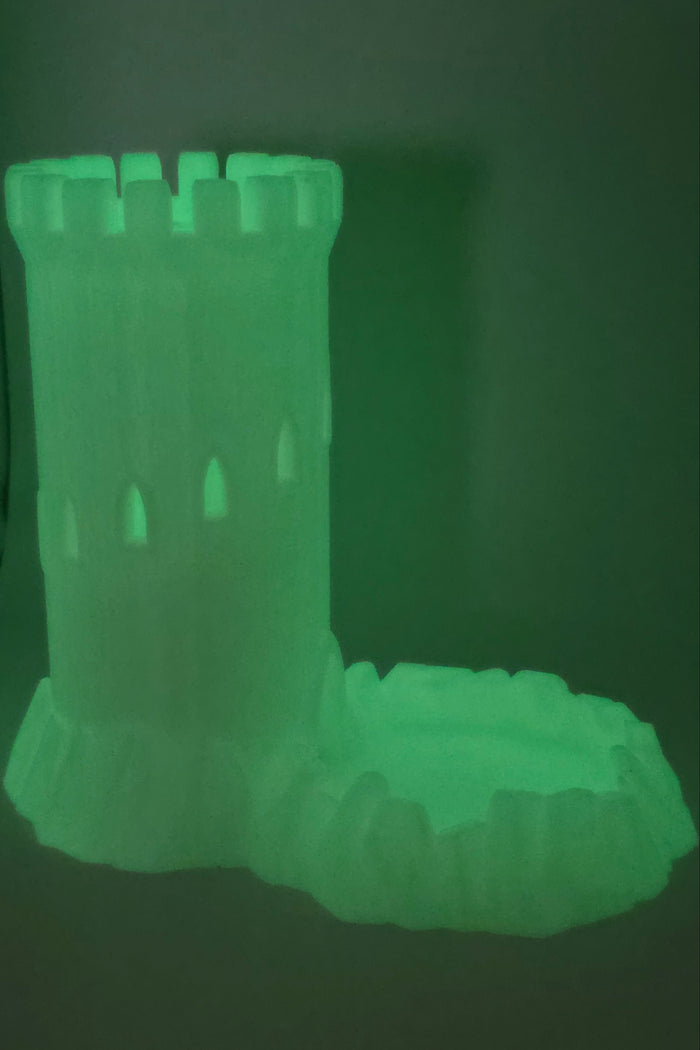 White (Glow in the Dark) - Castle Dice Tower