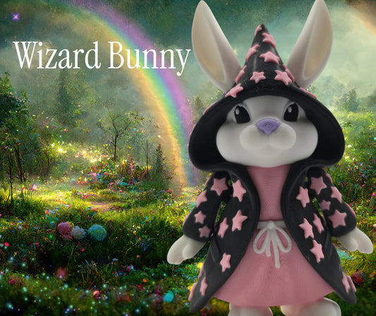 4.5 Inch Wizard Bunny